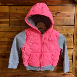 Tucker + Tate Quilted Colorblock Hooded Jacket